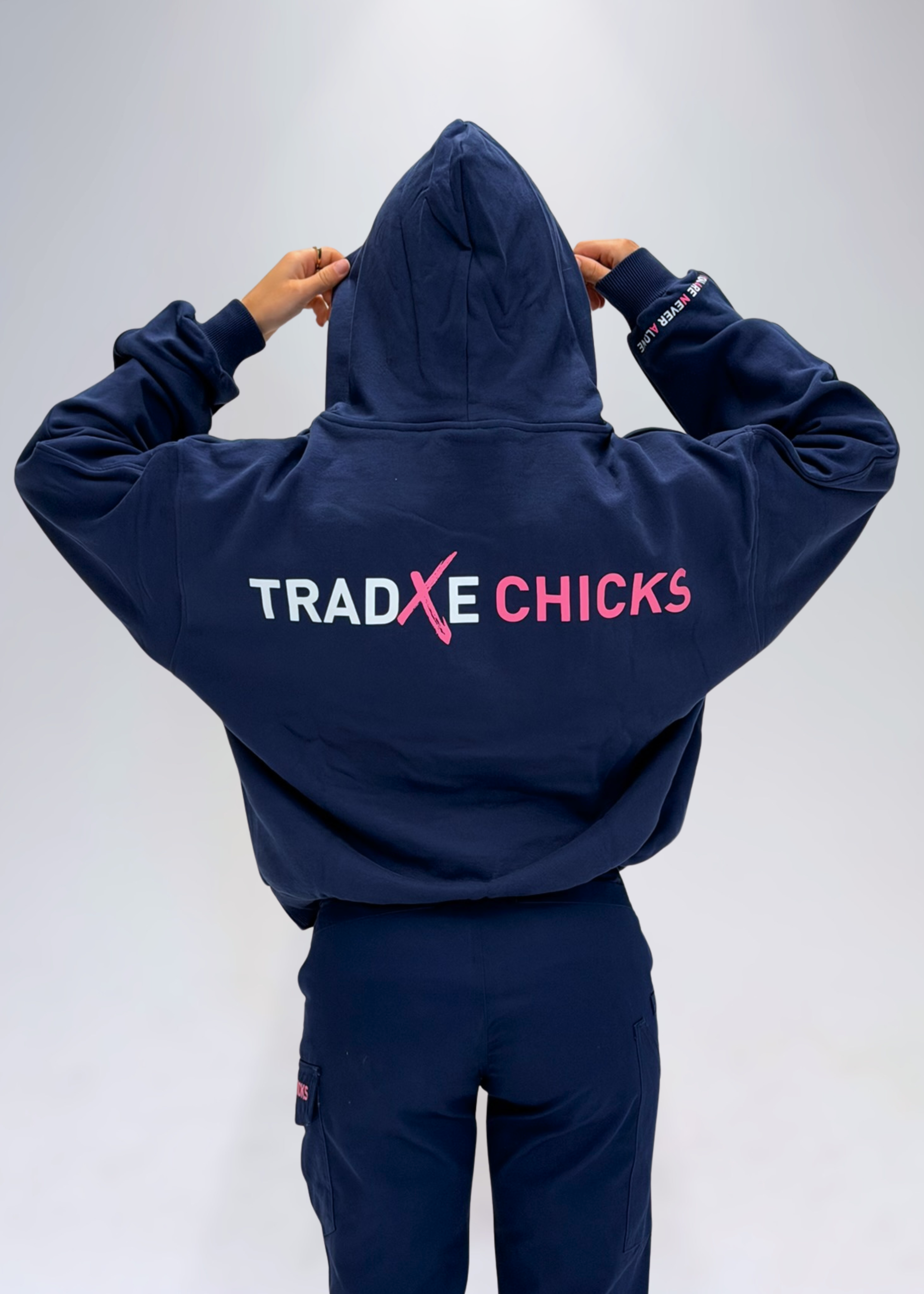 TXC Hoodie - Navy – Tradxe Chicks