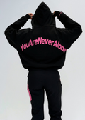 YOU ARE NEVER ALONE Black Hoodie