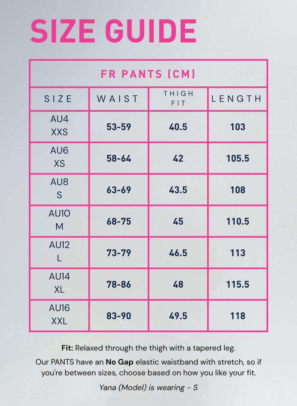PREORDER - Fire Radiant Pant No Gap - Black