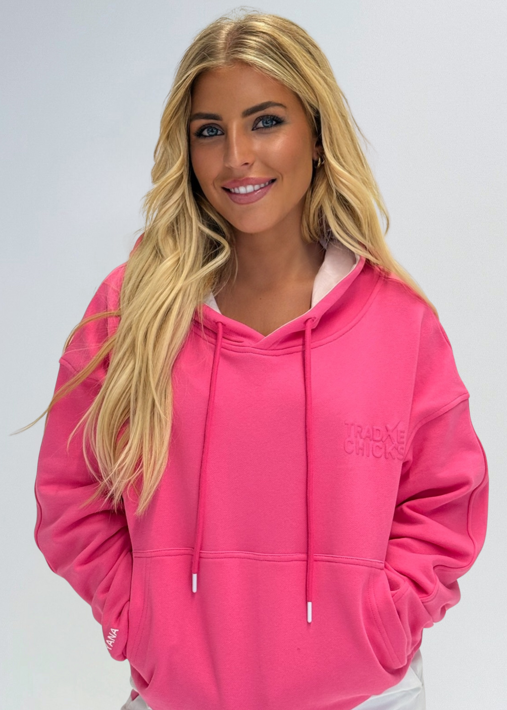 YOU ARE NEVER ALONE Pink Hoodie
