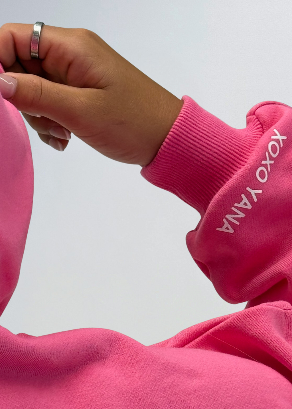 YOU ARE NEVER ALONE Pink Hoodie
