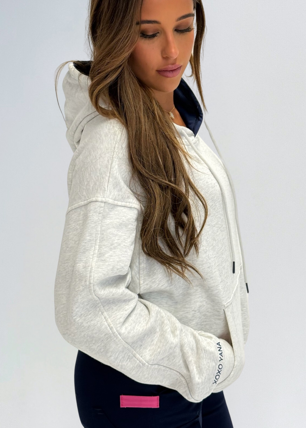 YOU ARE NEVER ALONE Grey Hoodie