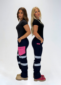 Work Pants Navy Reflective